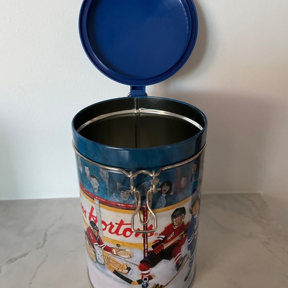 2 Vintage Tim Horton’s Coffee Canisters, Collectible Series #001 & #002 - Picture 3 of 7